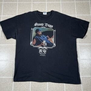 Vintage SNOOP DOGG R&G RAP RYTHM AND GANGSTA T SHIRT Hiphop Music Y2K Size XL
